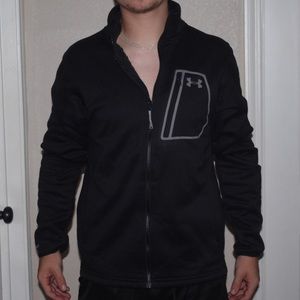 Dark Gray Under Armour Zip Up Jacket